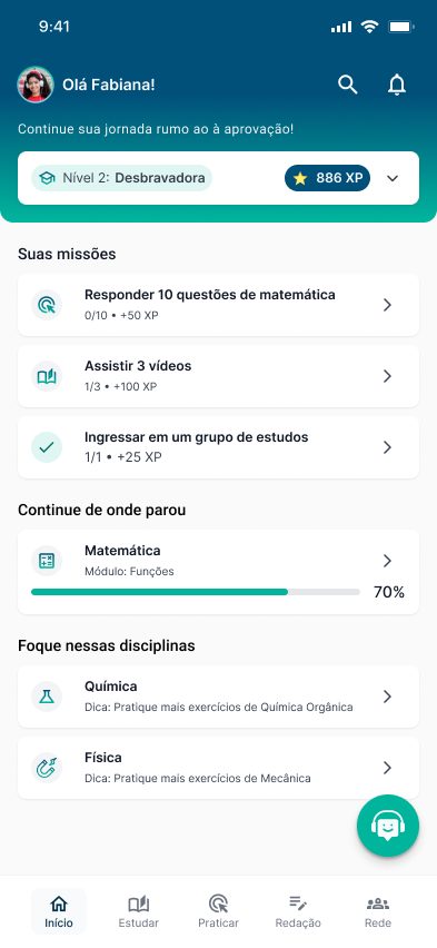 Aprova home dashboard