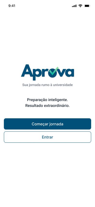 Aprova welcome screen