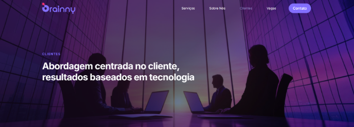 Accent color on the clients page header